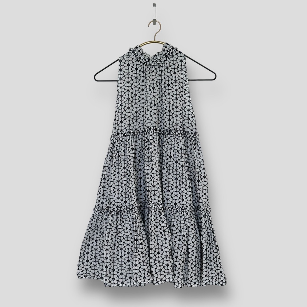 LISA MARIE FERNANDEZ Erica Ruffled Broderie Anglaise Cotton Mini Dress (XS)